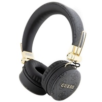 Guess Casti Bluetooth Over-Ear 4G Metal Logo Wireless Negru
