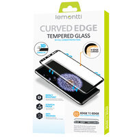 Folie Samsung Galaxy Note 10 Lemontti Vetro Curvo Nero