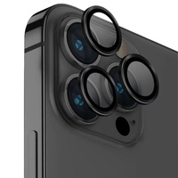 Devia Folie Glass Camera Peak Series iPhone 16 Pro / 16 Pro Max confezione da 3 Nero