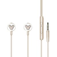 Jack per cuffie da 3,5 mm Disney Topolino contorno testa oro