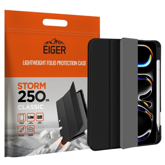 Eiger Husa Storm 250m Classic iPad Pro 11 (2024) Zwart