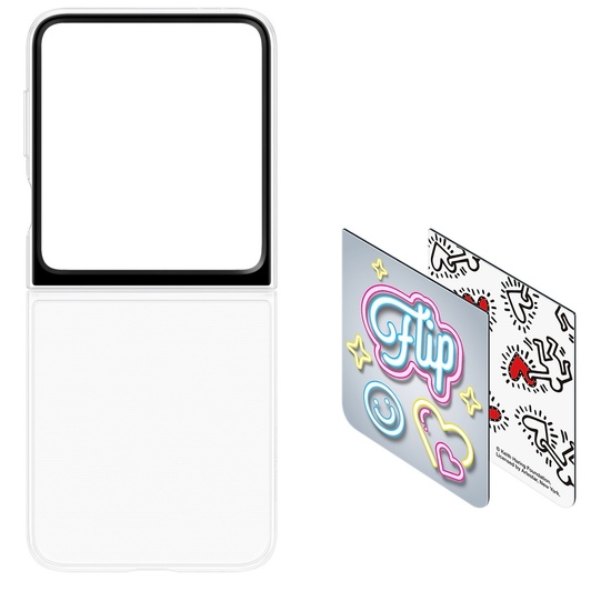 Samsung Originele FlipSuit Cover Samsung Galaxy Z Flip6 Wit