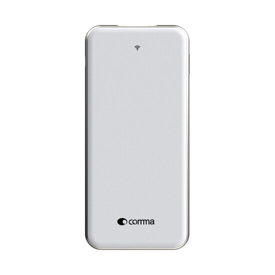 Comma Slimbox Memoria Esterna Wireless 32 GB e Accumulatore 5000 mAh Bianco