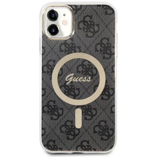 Custodia Guess MagSafe per iPhone 11 nera
