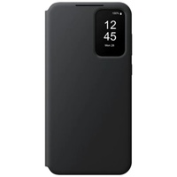 Custodia a portafoglio originale Samsung Smart View per Samsung Galaxy A35 nera