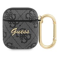Custodia Airpods Generation 1/2 Guess 4G Script Logo Grigio