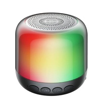 Altoparlante portatile Joyroom Bluetooth, con luci RGB Nero