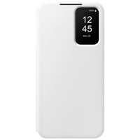 Custodia a portafoglio originale Samsung Smart View per Samsung Galaxy A35 bianca