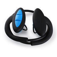 Koptelefoon Boompods Sportpods2 Zwart-Blauw (in-ear, bluetooth, touch control, zweetbestendig)