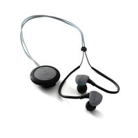 Koptelefoon Boompods Sportpods Race Dark Grey (in-ear, bluetooth, clip-on afstandsbediening, zweetbestendig)