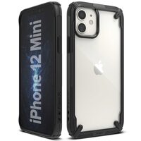 Custodia protettiva in TPU Ringke Fusion X per iPhone 12 Mini Ringke Fusion nera