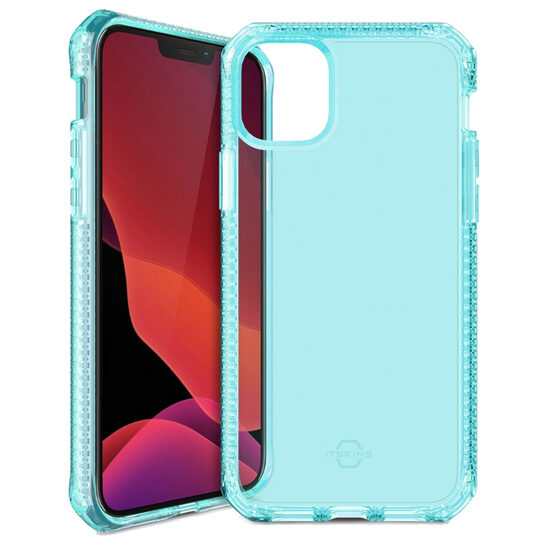 Custodia Skins Spectrum Clear Light Blue per iPhone 12 Mini IT