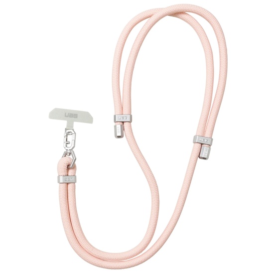 Correa de hombro universal UAG para teléfono civil, cuarzo rosa, longitud ajustable, hasta 160 cm