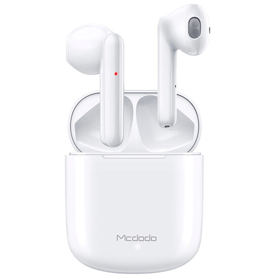 Auriculares Bluetooth True Wireless Mcdodo Teana Series TWS con estuche de carga blanco
