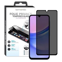 Lemontti Privacy Glass Folie Full Fit Samsung Galaxy A15 Nero