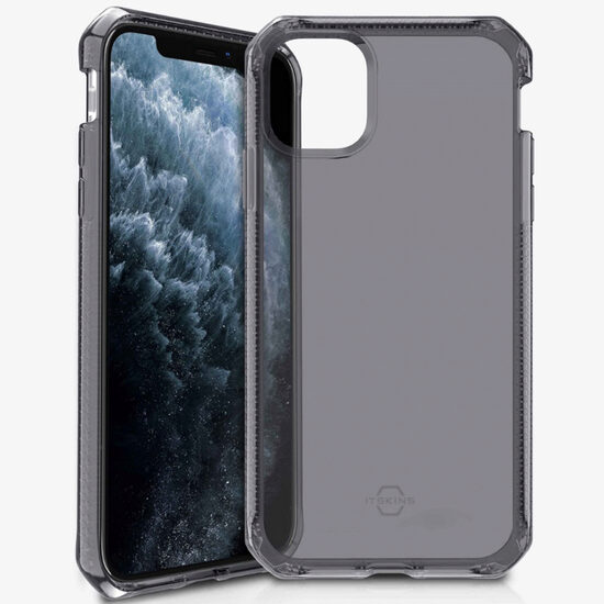 Cover iPhone 11 Pro IT Skins Spectrum Clear Nero (antishock, antimicrobica)