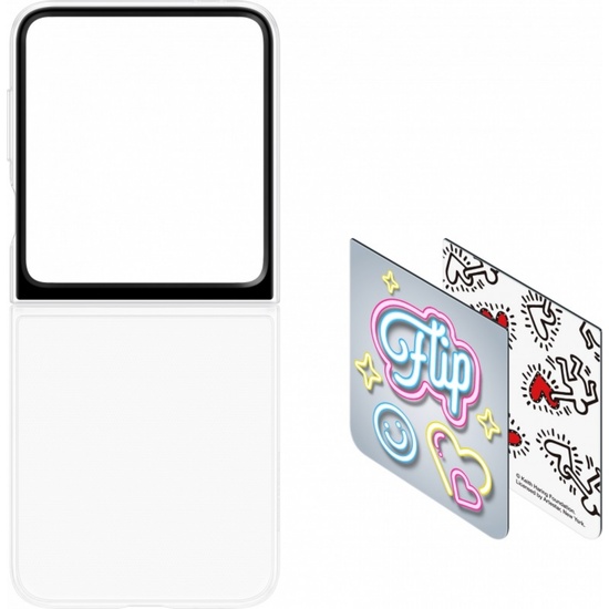 Samsung Origineel Hoesje FlipSuit Samsung Galaxy Z Flip6 Transparant