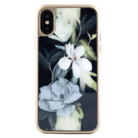 Custodia protettiva Ted Baker Glass Inlay per Apple iPhone XS / X, Opale