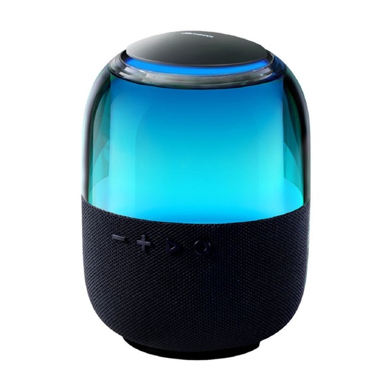 Joyroom Altoparlante Bluetooth portatile, 1500 mAh, con luci RGB, cavo da USB a tipo C Nero