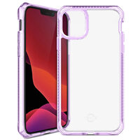 Custodia ibrida Clear Light Purple e trasparente per iPhone 12 Pro Max IT Skins