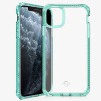 Custodia iPhone 11 Pro IT Skins Hybrid Clear Tiffany Green & Trasparente (antishock)