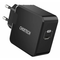 Caricatore di rete USB-C Choetech Mains Quick Charge, 30 W UE, 3,0 A, nero