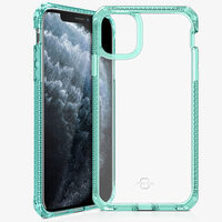 Custodia iPhone 11 Pro Max IT Skins Hybrid Clear Tiffany Green & Trasparente (antishock)