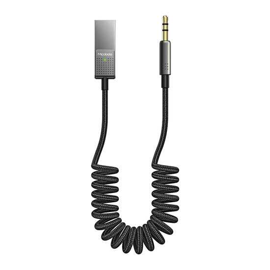 Mcdodo Audio Zwart USB naar Jack 3,5 mm kabel (bluetooth, 1,7 m)