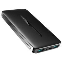 Joyroom Externe Batterij 10000mAh, 2xUSB, Type-C, Micro-USB Zwart