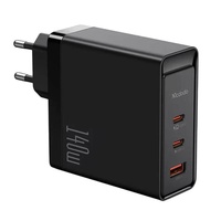 Porta caricabatterie di rete Mcdodo 2xType-C e 1xUSB-A GaN5 Pro Ricarica rapida 140 W, Nero