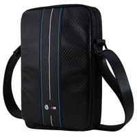 Borsa per tablet BMW 10 pollici Carbon Blue Stripes Nero