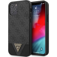 Custodia Guess 4G Triangolo Logo iPhone 12 Pro Max Grigia