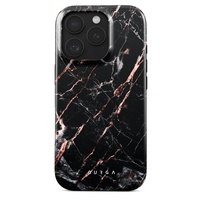 Burga-hoesje dubbellaags roségoud marmer iPhone 16 Pro