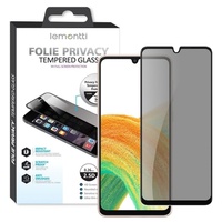 Lemontti Folie Glass Privacy Full Fit Samsung Galaxy A25 5G Nero