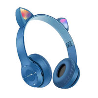 Orecchie di gatto Bluetooth Over-Ear Wireless OEM Orecchie di gatto Blu scuro