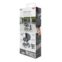 Mantellina antipioggia universale con cerniera per passeggini RainSafe Classic+ REER 84031