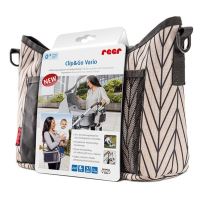 Borsa organizer Reer Clip&Go Vario 84072 con foro per il cambio del pannolino del bambino