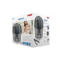 Sterilizzatore per biberon con vapore caldo in 10 minuti, arresto automatico, capacità 6 biberon, grigio, VapoMat S, Reer 36021