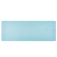 Tappetino da bagno antiscivolo con ventose, gomma naturale, antibatterico, rettangolare, 97 x 36 cm, blu, MyHappyBath Mat XL, Reer 76033