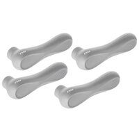 Set di 4 protezioni per maniglie delle porte, realizzate in silicone, copertura totale, Reer HandleGuard 70091