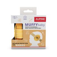 Cuffie antifoniche per neonati, offre protezione uditiva, SNR 23, giallo, ALPINE Muffy Baby Yellow ALP27495