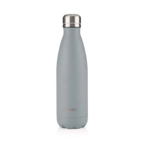 Borraccia in acciaio inox con isolamento sotto vuoto Colour, 500 ml, grigio, Reer 90801