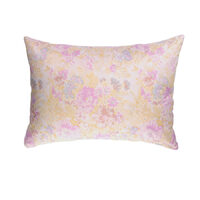 Cuscino morbido HappyNest, a fiori, rosa, in piuma d'oca al 30%, 50x70 cm