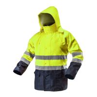Werkjas, Oxford stof, waterdicht, geel, Zichtbaarheidsmodel, maat M/50, NEO