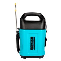 Spruzzatore da giardino, pompa spray, vermorel, Detoolz, elettrico, per la schiena, con batteria 2 Ah, 5 L