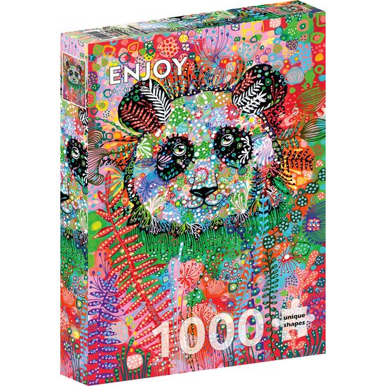 Puzzle 1000 piese ENJOY - Enigmatic Panda (Enjoy-2007)