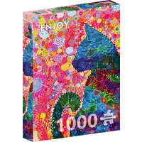 Puzzel 1000 stukjes ENJOY - Wandelende Kat (Enjoy-2009)