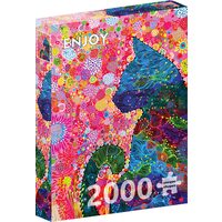 Puzzel 2000 stukjes ENJOY - Wandelende Kat (Enjoy-2127)