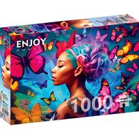 Puzzel 1000 stukjes ENJOY - Koningin der Vlinders (Enjoy-2129)
