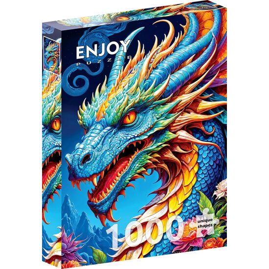 Puzzel 1000 stukjes ENJOY - Blauwe Draak (Enjoy-2143)